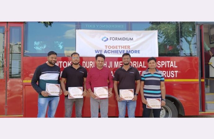 Formidium Employees Show Remarkable Enthusiasm in Blood Donation Camp