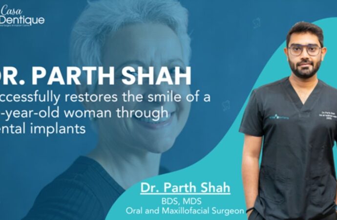 Dr. Parth Shah successfully restores the smile of a 40-year-old woman through dental implants