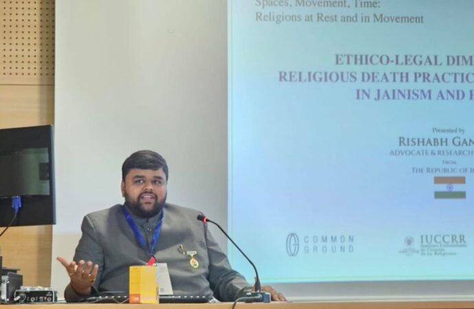 Renowned Indian Lawyer And Scholar Rishabh Gandhi Explores Ethical and Legal Dimensions of Samadhimaran at Prestigious International Conference.