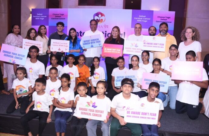 Meghashrey NGO Promotes Yoga on International Yoga Day, Focuses on Cervical Cancer Prevention