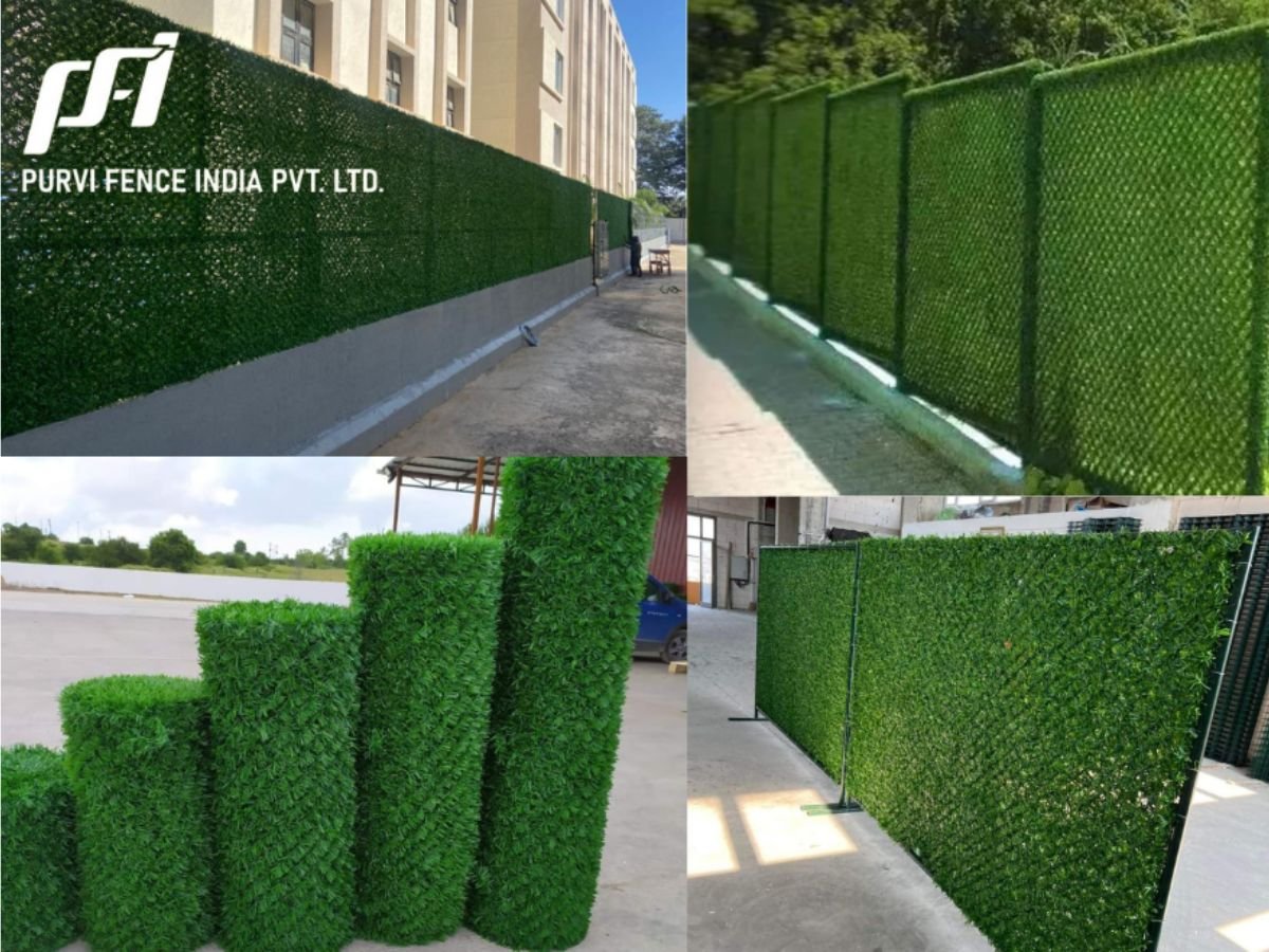 Innovative Grass Fencing Introduced by PURVI FENCE INDIA PVT LTD Marks Your Walls with Grass Fence First in India