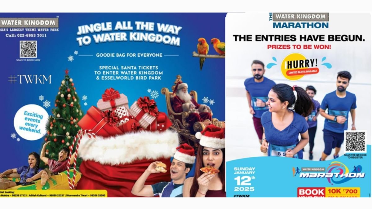 Unwrap the Fun this Christmas and New Year at Water Kingdom: Festivities, Goodie Bags, and a Marathon