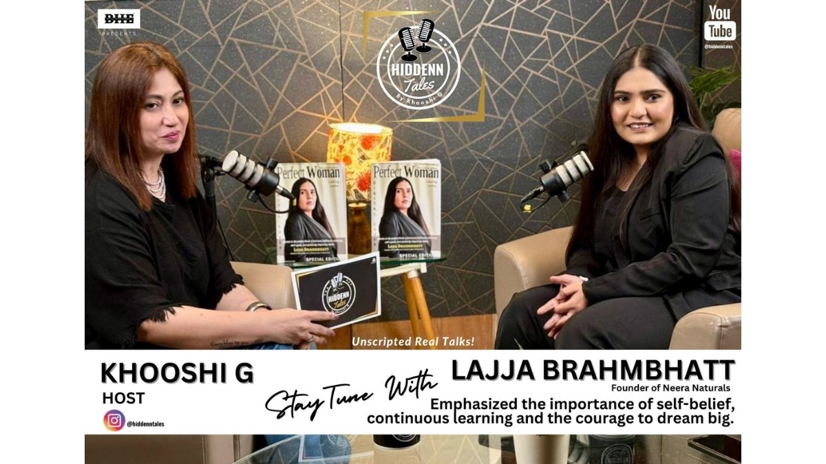 Lajja Brahmbhatt on Hiddenn Tales with Khooshi G- A Story of Entrepreneurship, Empowerment, and Innovation