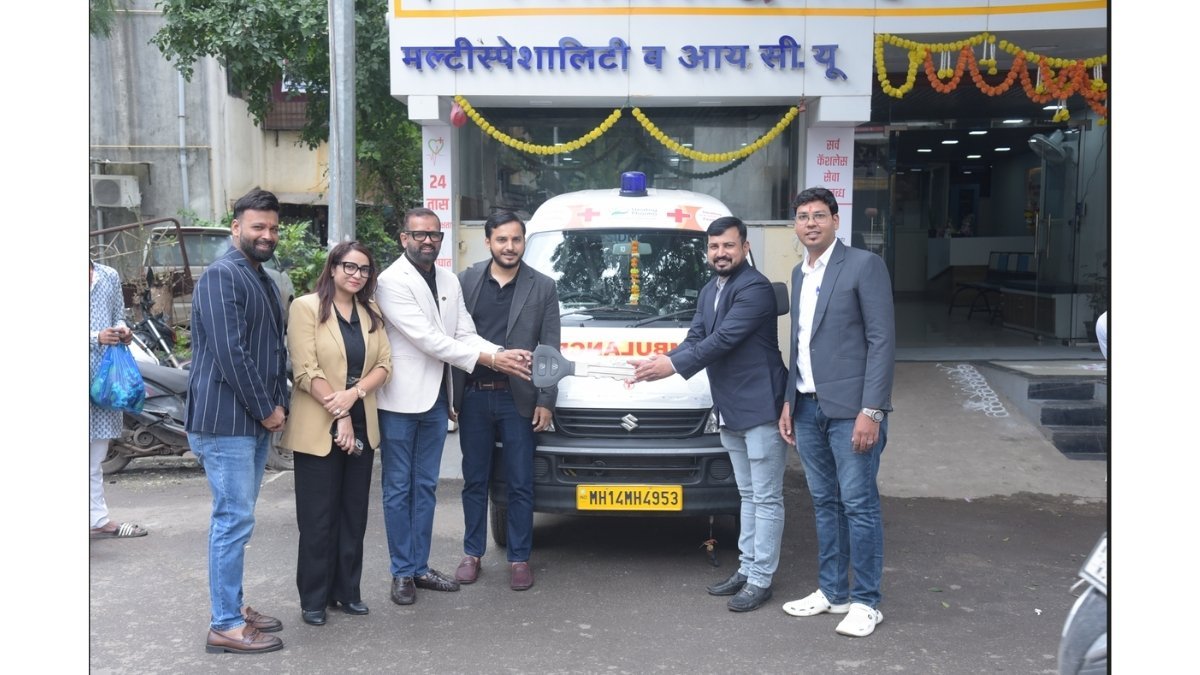 Healing Pharma Donates Ambulance to Pune’s Bhakti Siddhant Hospital Taking A Step Towards Saving Lives