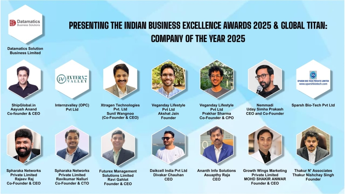 Presenting the Indian Business Excellence Awards 2025 & Global Titan: Company of the Year 2025