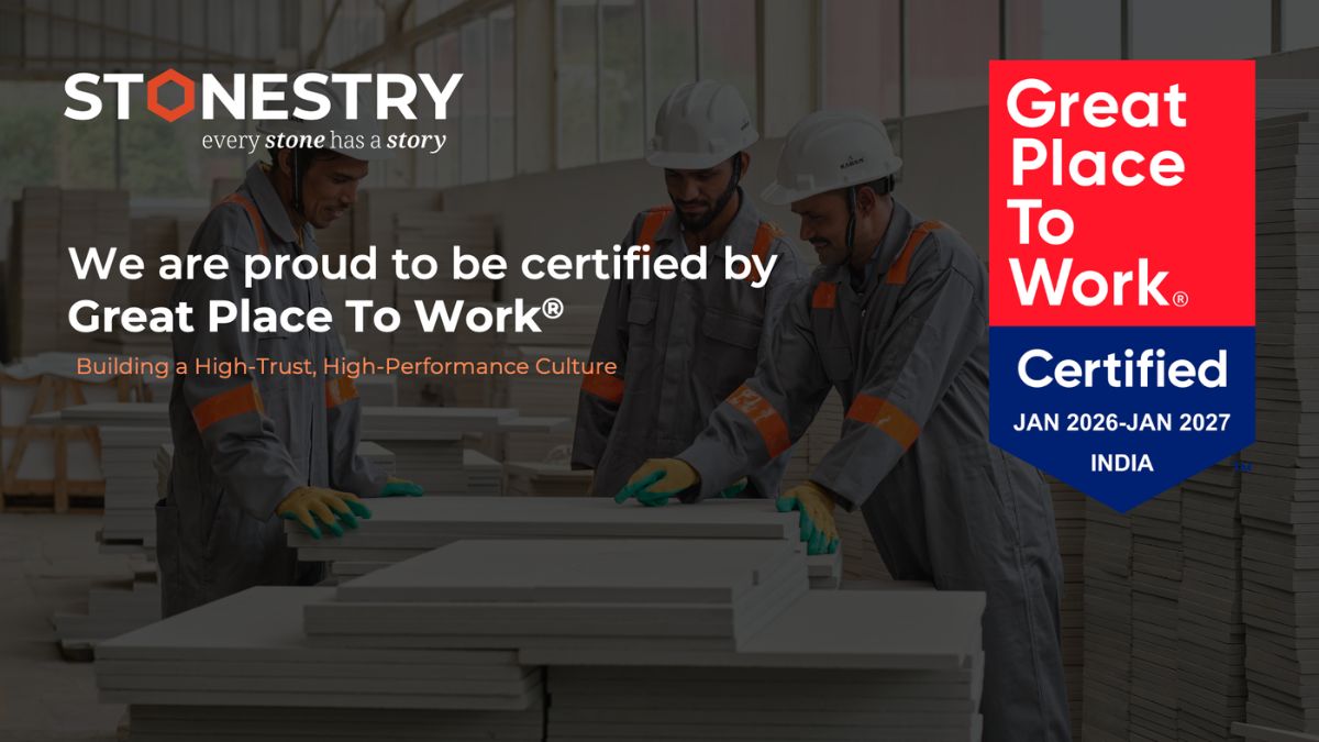 Stonestry has earned the 2026 Great Place To Work Certification, recognised for building a High-Trust, High-Performance Culture